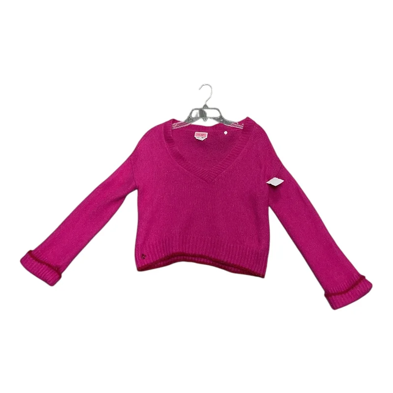 Women's Latvian Wool SweatersSweater Designer By Kate Spade In Pink, Size: L