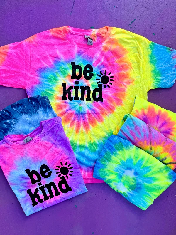 Women's Blouse for PartyTIE-DYE MYSTERY TEE (BE KIND & PLAIN) - YOUTH