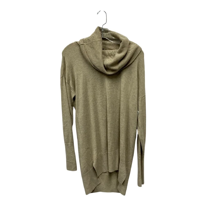 Women's Three-Quarter Sleeve SweatersSweater By Loft In Tan, Size:L