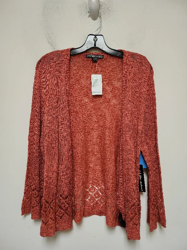 Women's Lithuanian Wool SweatersSweater Cardigan By United States Sweaters In Red, Size: Xxl