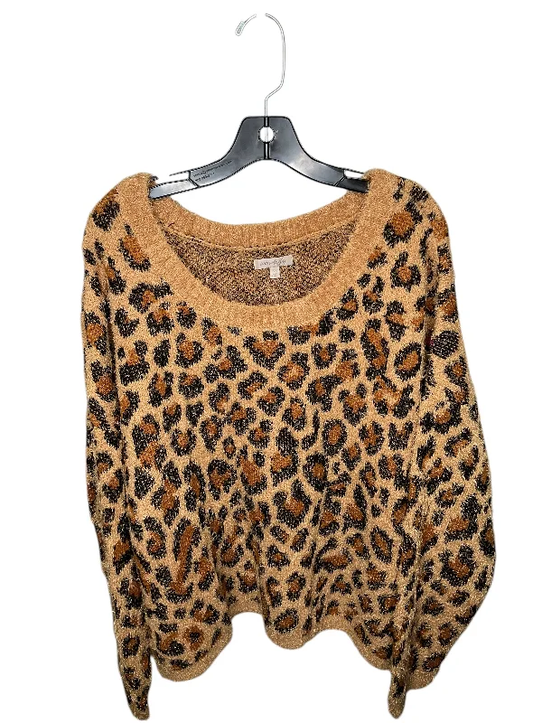 Women's Bulgarian Wool SweatersSweater By Wonderly In Animal Print, Size: 3x