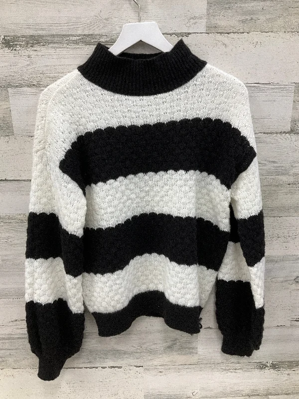 Women's Cashmere SweatersSweater By Nine West In Black & White, Size: S