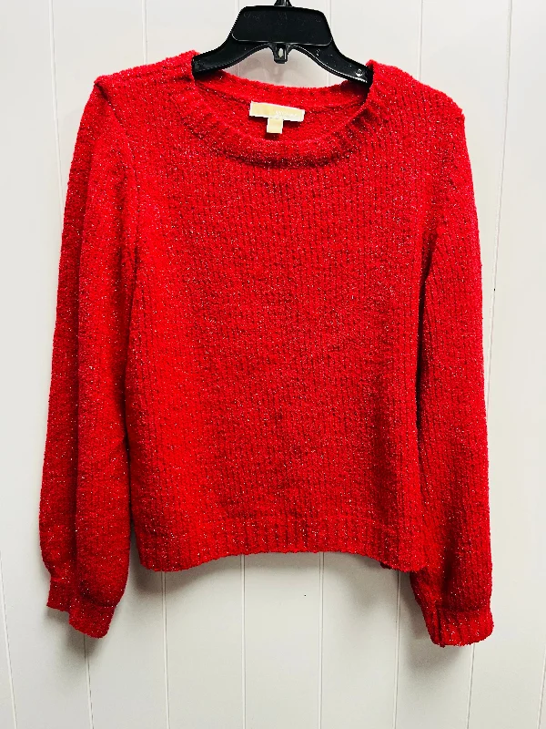 Women's Shirred SweatersSweater By Michael By Michael Kors In Red, Size: L