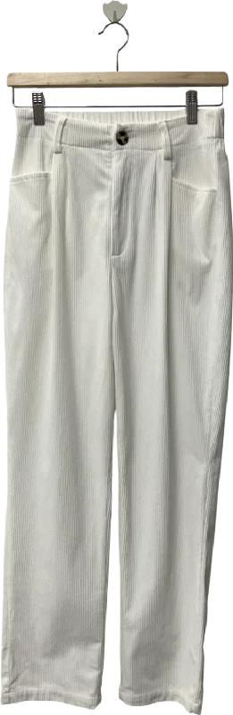 Women's Oversized SweatersWhite Corduroy Trousers UK S