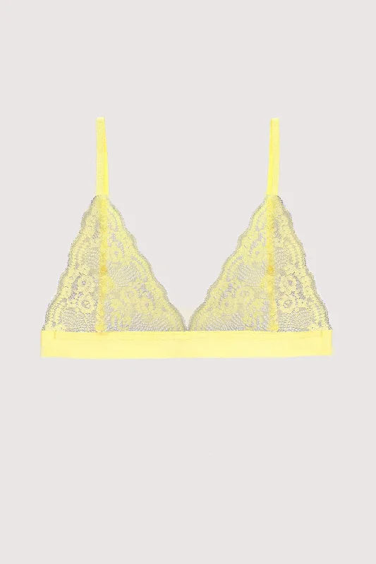 adhesive stick-on bra for special occasionsEssential Lace Kadın Dantelli Üçgen Bralet