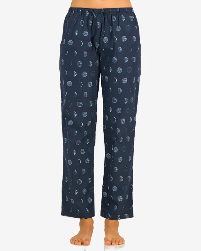 women's pajamas designed for those who believe in sweet dreams and cozy nights.WOMEN'S LOUNGE PANTS - MOONS