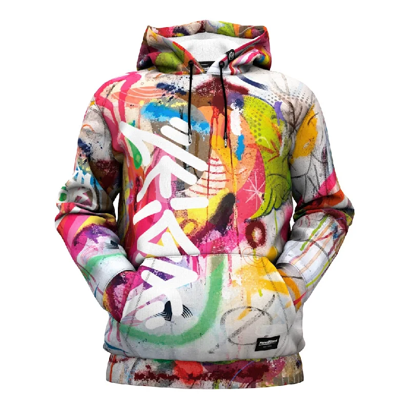 Women's Hooded Sweatshirts with Modal LiningAbstract Paint Hoodie