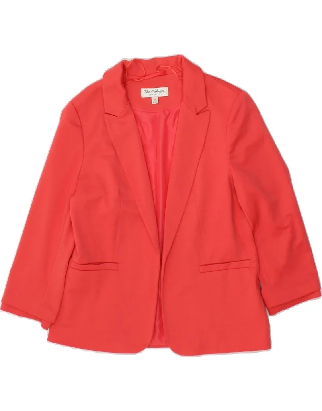 Women's Fur CoatsMISS SELFRIDGE Womens Blazer Jacket UK 12 Medium Red Polyester