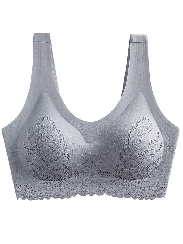 wire-free contour braLace Soft Seamless Sexy Wirefree Bra