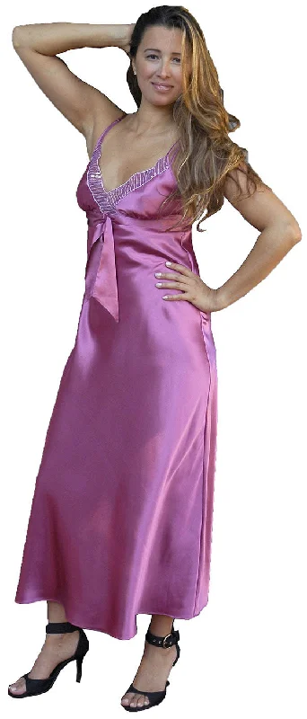 women's pajamas for those who love to stay in and relaxWomen's Classic Charmeuse Nightgown #6025