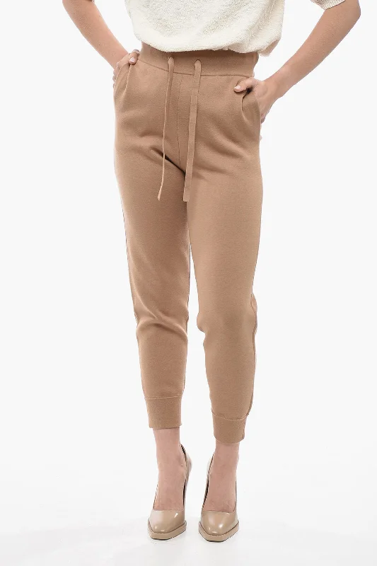 Women's Jodhpurs with High CollarBurberry Cashmere Blend Sweatpants With Cuffs