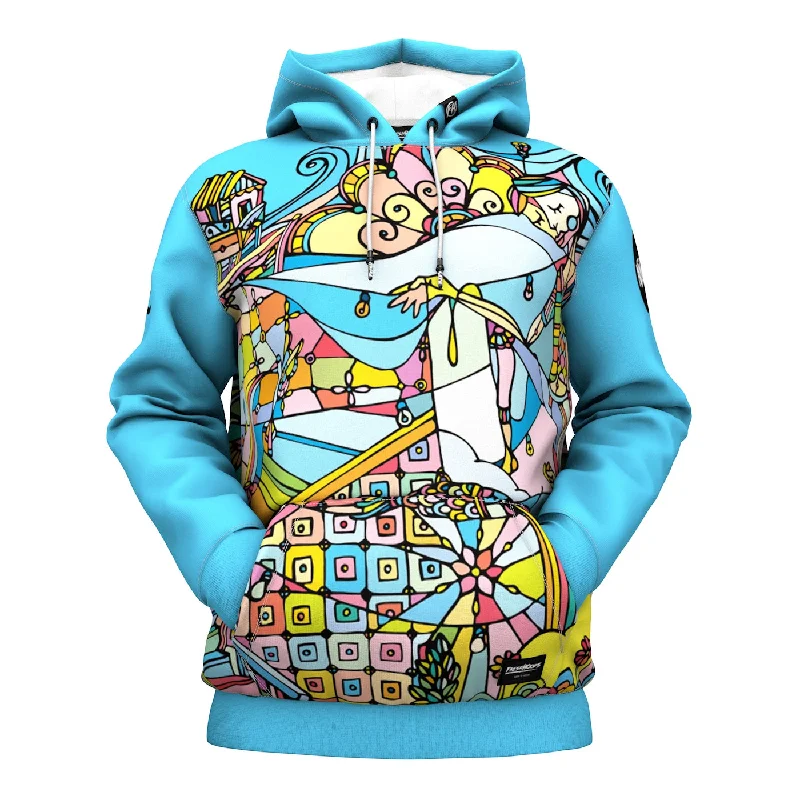 Women's Hooded Sweatshirts with Denim LiningWonderland Hoodie