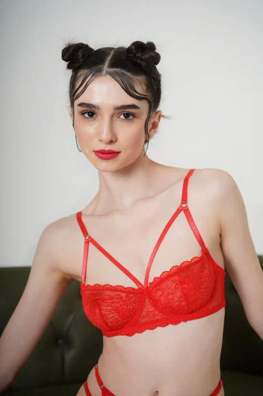 smoothing high-waisted bra for tummy controlScarlet Demi Bra