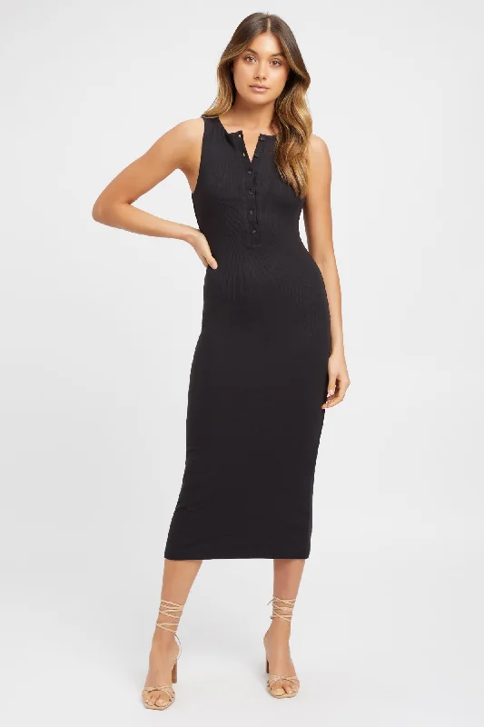 Women's Notched Collar DressesGloria Midi Dress