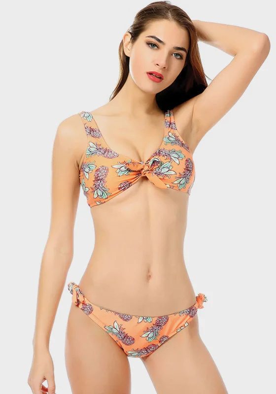 Navi Printed Push Up Bikini