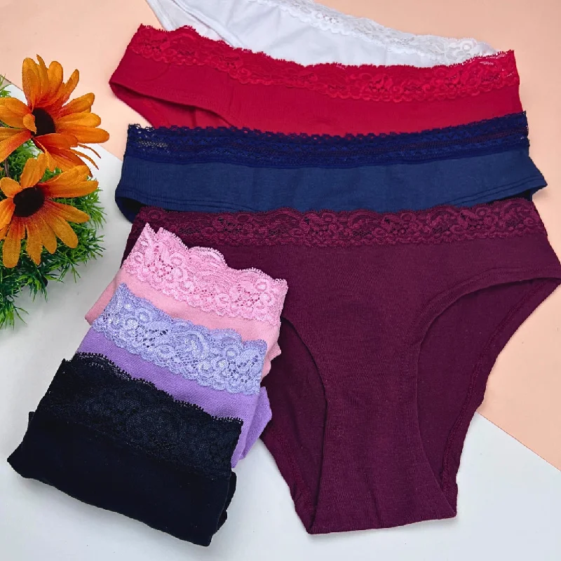 eco-friendly underwear made from sustainable materialsSemanario Panty Bikini en Algodón Pack x7 / Mujer E-7013