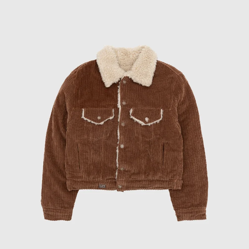 Women's Leather CoatsSHERPA CORDUROY TRUCKER JACKET