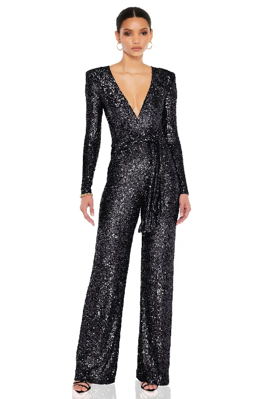 Women's Jumpsuits with Square NeckNookie Elite Jumpsuit - Black