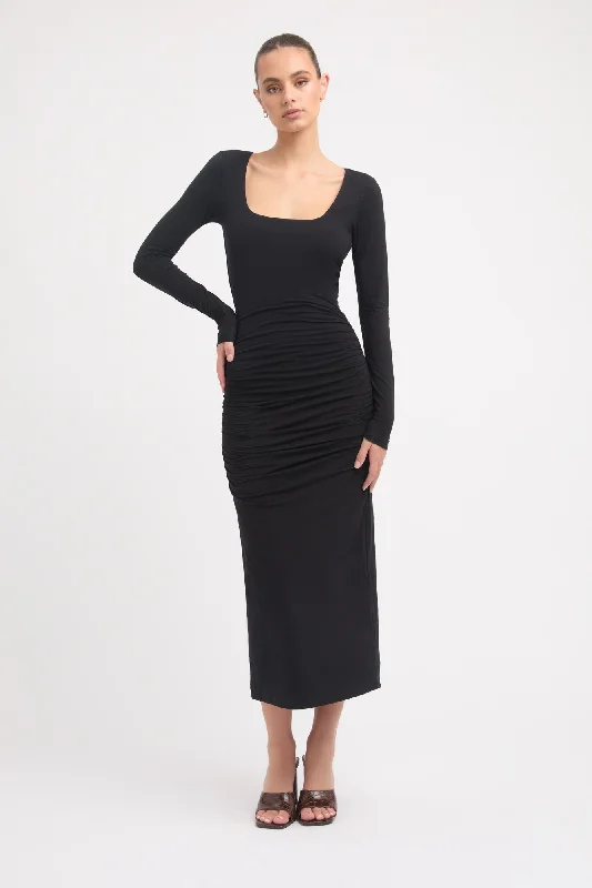 Women's Rounded Collar DressesDaphne Midi Dress