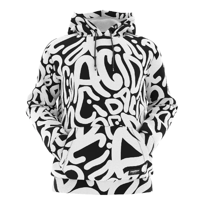 Women's Hooded Sweatshirts with Damask LiningAcid Drip Hoodie