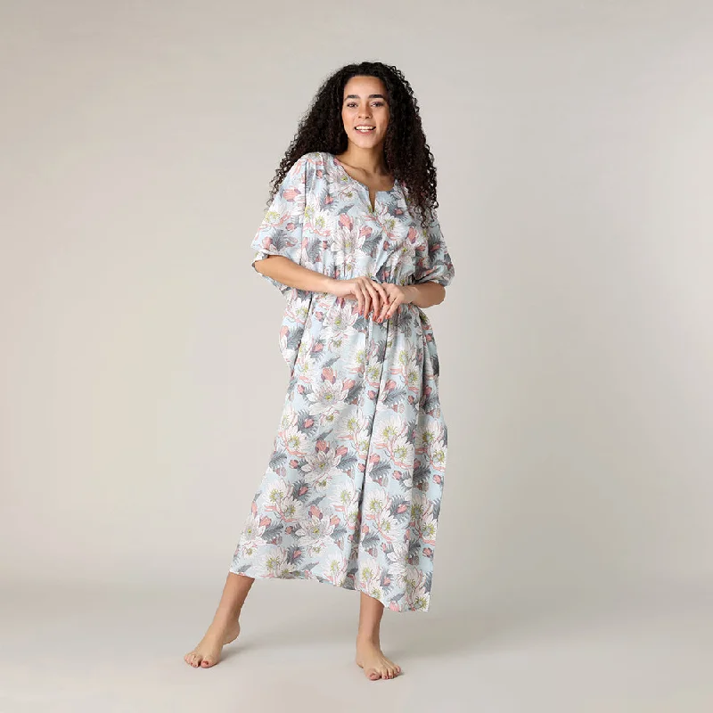 women's pajamas with a subtle shimmerGwen Kaftan