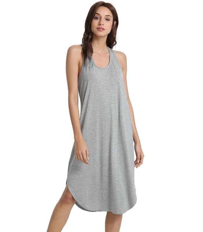 women's pajamas with a touch of whimsical funWiWi Soft Bamboo Sleeveless Nightgowns for Women