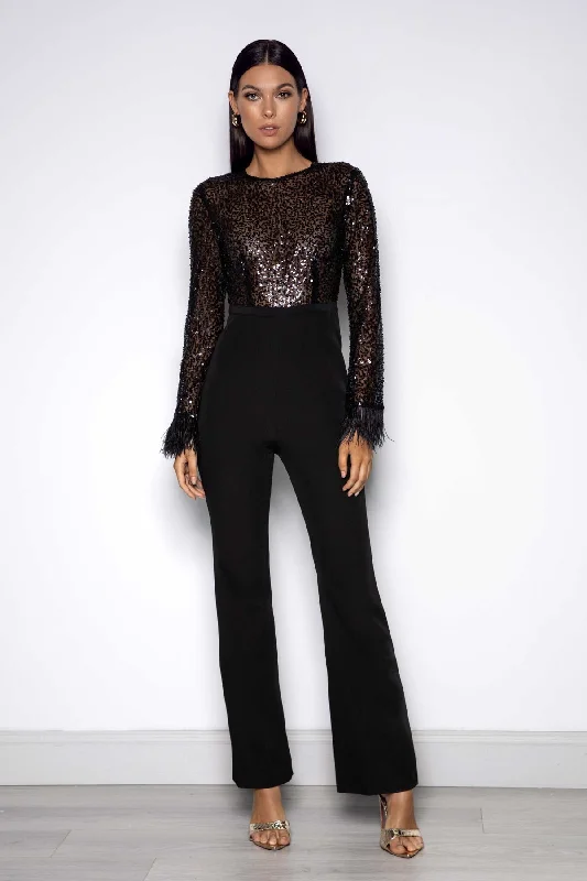 Women's Jumpsuits with Lapel CollarRemi Jumpsuit - Black