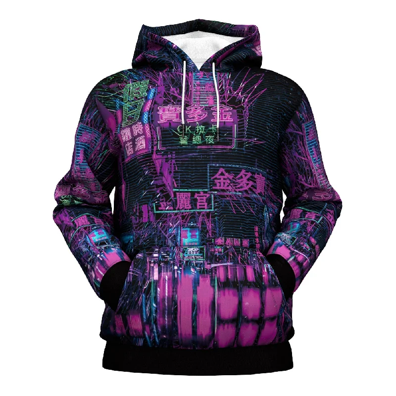 Women's Hooded Sweatshirts with Elastic WaistNight Mixer Hoodie