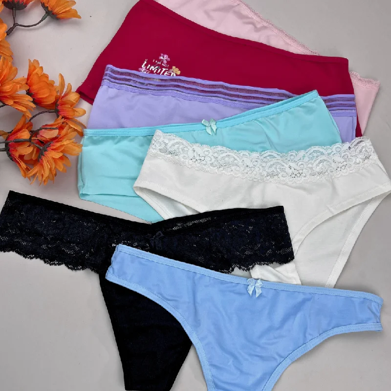 seamless panties with a hidden waistband for a smooth lookSemanario #Sorpresa Pack x7 panties Surtidos / Mujer Ref. 7017