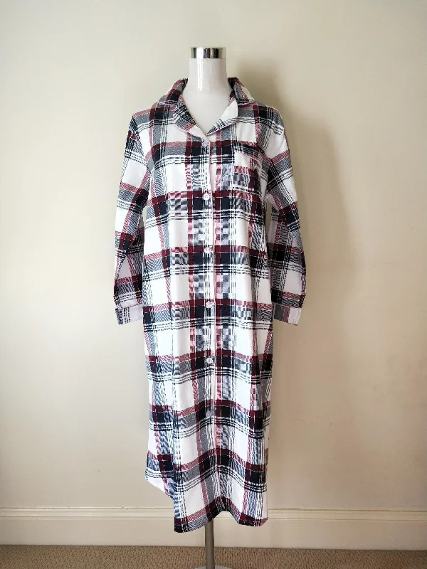 women's pajamas with pocketsLadies Long Flannelette Nightshirt