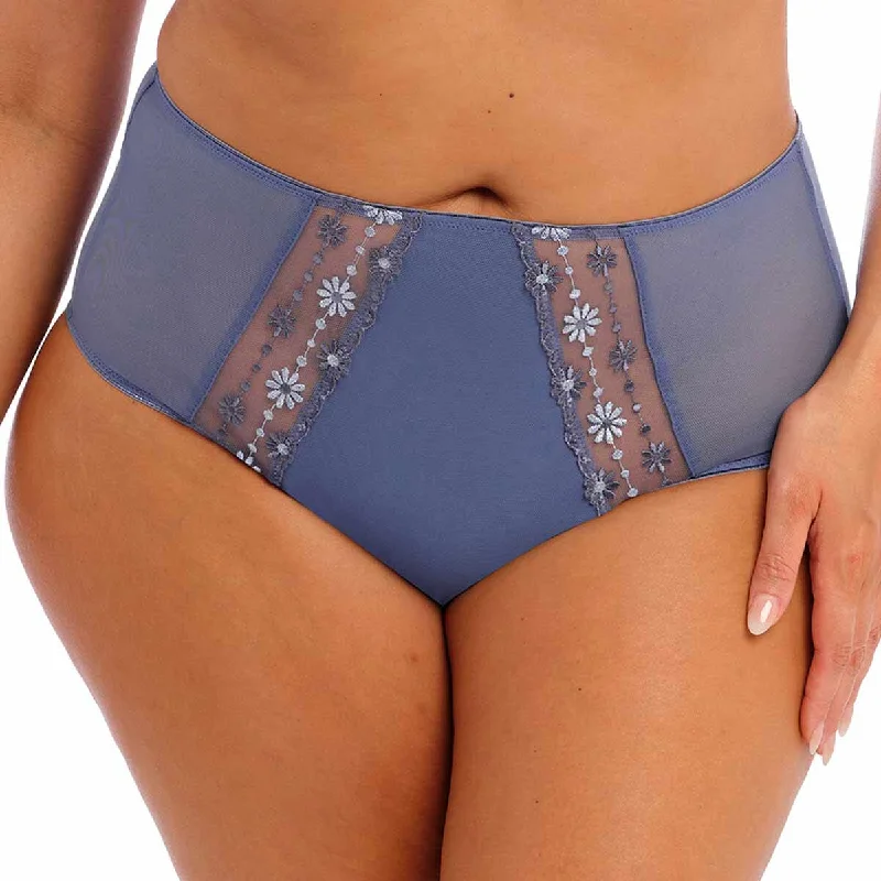 lightweight mesh panties for summer wearElomi Matilda Full Brief - Denim Daisy