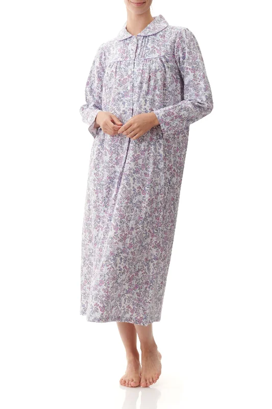 women's pajamas for a good night's sleepGivoni Gigi Long Cotton Flannelette Nightie