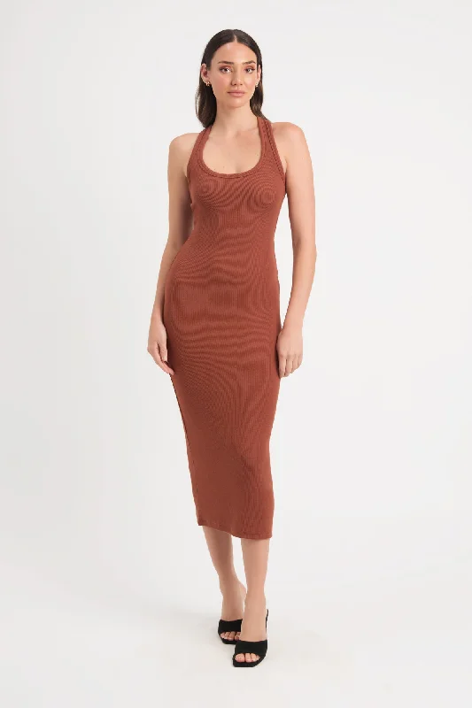 Women's High-Neck DressesAbbie Midi Dress