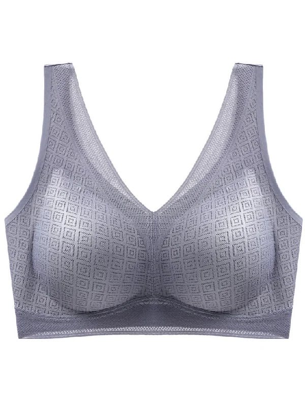 seamless bra with soft cups for all-day comfortLace Soft Seamless Sexy Wirefree Bra