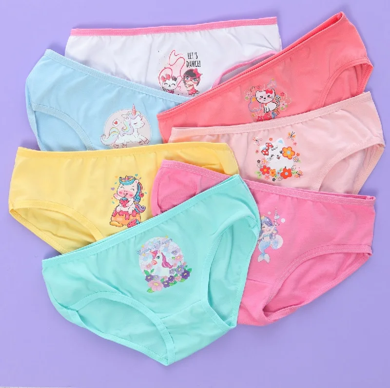 maternity support underwear for pregnant womenSemanario Panties Cacheteros Pack x7 / Niñas E-7014