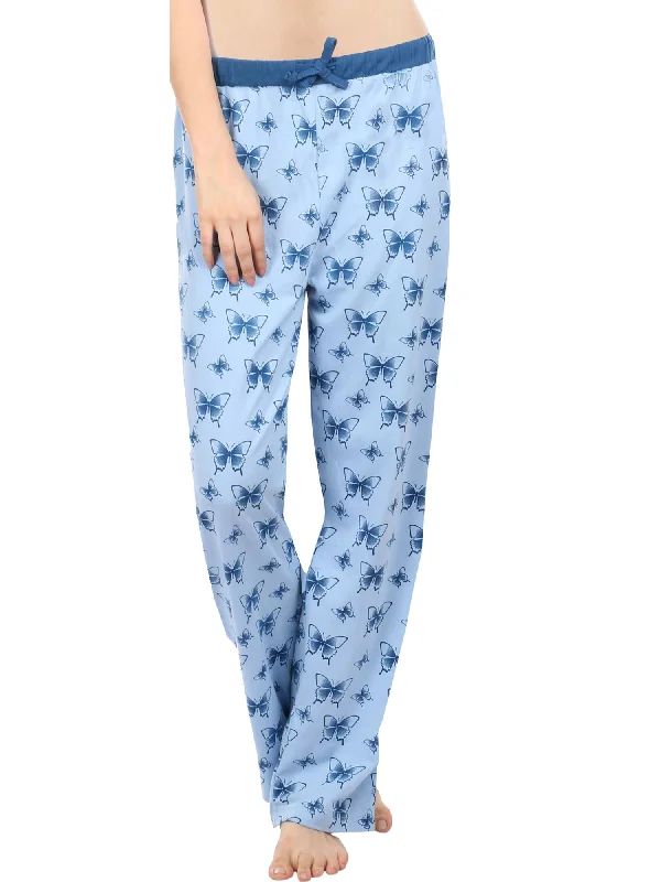 affordable women's pajama setsSemantic Women's Cotton Pyjama - Butterfly Print