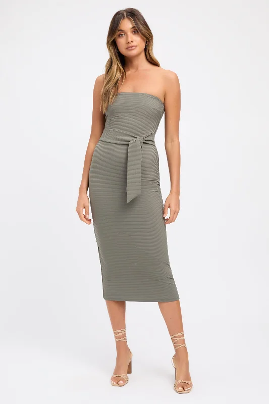 Women's Pleated DressesAda Midi Dress