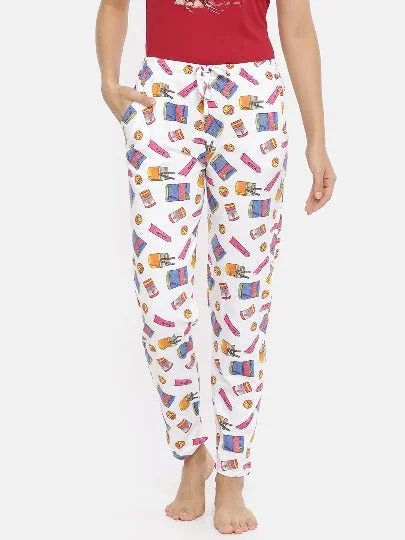 women's pajamas for everyday wearRed Rose Women's Printed Pajama's/Lower/Track Pant, Lounge Wear, Soft Cotton Night Wear Pajama Pant