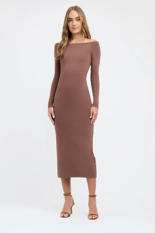 Women's Boat-Neck DressesEllie Midi Dress