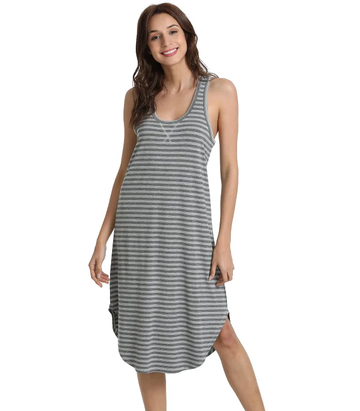 Heather Grey Stripe