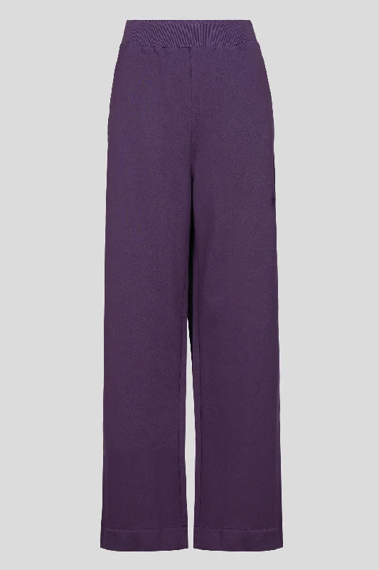 women's pajamas with a cozy, warm feelBordeaux Bamboo Terry All Day Flared Pants