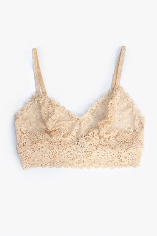 plus-size lace overlay nursing braELLY Ten Rengi Bralet