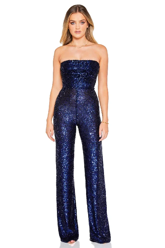 Women's Jumpsuits with Square CollarNookie Sloane Jumpsuit - Sapphire