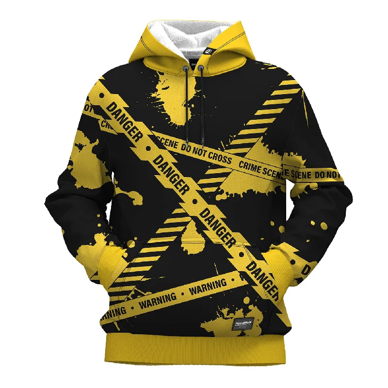 Women's Hooded Sweatshirts with ZipperCaution Hoodie