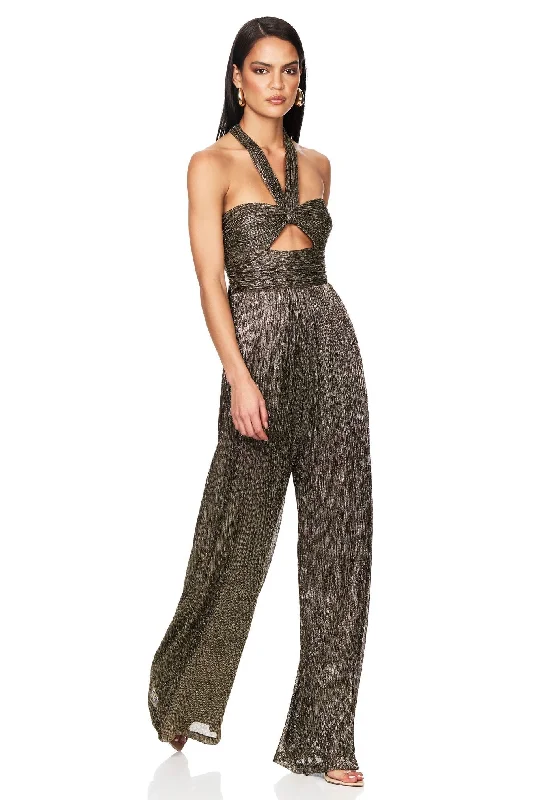 Women's Jumpsuits with Wide LegNookie Spellbound Jumpsuit - Black/Gold