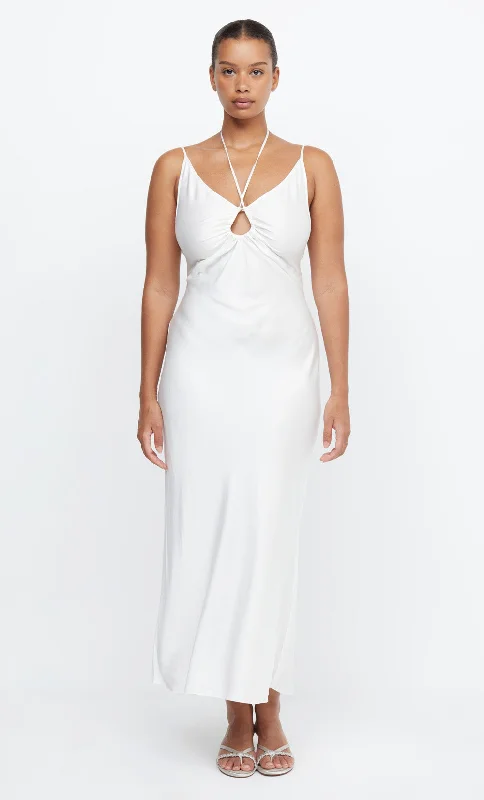 Women's Square Collar DressesQUINN MAXI DRESS - IVORY