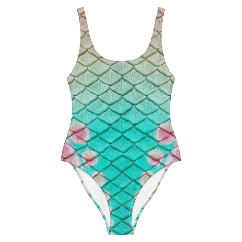 Turquoise Sunrise One-Piece Swimsuit