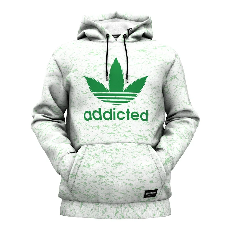 Women's Hooded Sweatshirts with Geometric LiningAddicted Hoodie