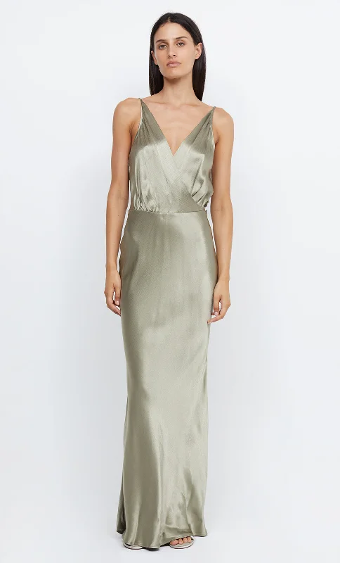  Women's A-Line DressesTI AMO V MAXI DRESS - SAGE