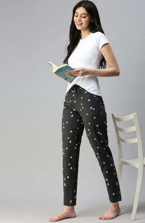 women's pajamas with a touch of elegance and sophisticationThe Flying White Bird Women PJ Pant